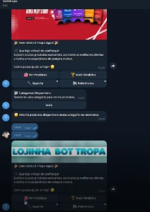 Script Lojinha Telegram Com Painel Admin