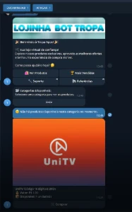 Script Lojinha Telegram Com Painel Admin - Outros