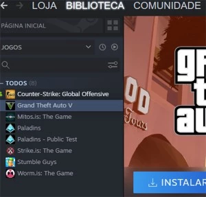 Conta Steam Com GTA 5 Premium...