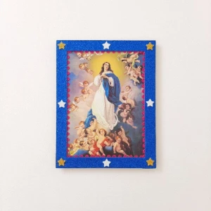 Poster Retrô N. S. da Conceição - Artesanato e Personalizados