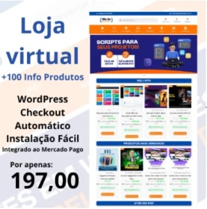 Loja Virtual Completa - Envio automático