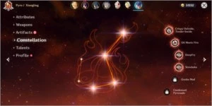 GENSHIN IMPACT - NA - AR 7 - XIANGLING CONSTELAÇÃO +4