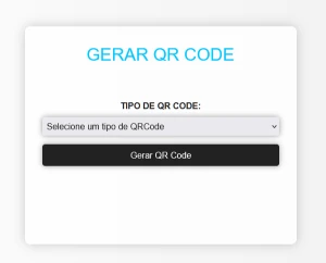 Script Gerador de QR Code - Serviços Digitais