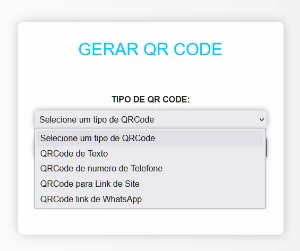 Script Gerador de QR Code - Serviços Digitais