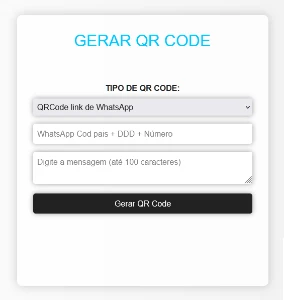 Script Gerador de QR Code - Serviços Digitais