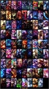 Acc league of legends, 80 skins, 70 icons, season 6 plat LOL