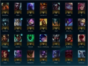 Conta LoL (gold3 e platina 4) - League of Legends
