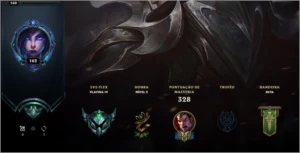 Conta LoL (gold3 e platina 4) - League of Legends