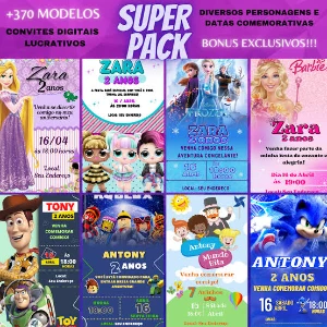 Super Pack Convites Criativos & Lucrativos -