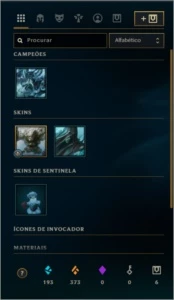 Conta de League of Legends LOL