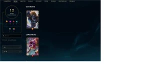 Conta Gold skin ultimate unico dono todos dados de criação - League of Legends LOL