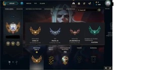 Conta Gold skin ultimate unico dono todos dados de criação - League of Legends LOL