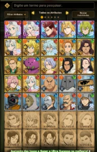 conta reroll tyr sem vinculo - Seven Deadly Sins