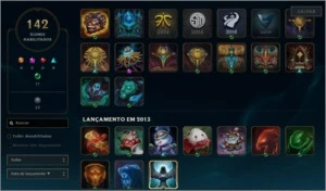 Conta com Blitzcrank Enferrujado (321 skins) - League of Legends LOL
