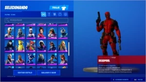 CONTA FORTNITE S6 A S10 (+70 SKINS) COM SALVE O MUNDO!!!