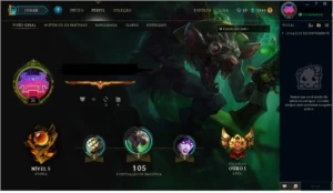 Conta Gold 1 + Skin Vitoriosa s8 - League of Legends LOL