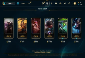 Conta Mestre Lol 64% 121PDL - League of Legends