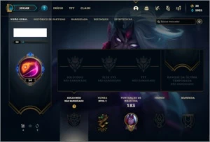 Conta unranked com 114 skins e 72 champs + PAX SIVIR - League of Legends LOL