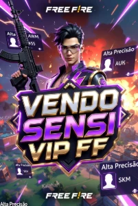 Vendo sensibilidade vip para todos os celular - Free Fire