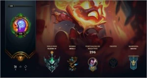 Conta Platina 4 League of legends LOL