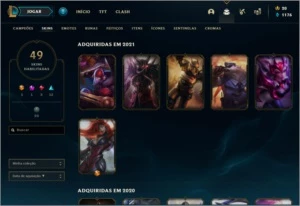 Conta Platina 4 League of legends LOL