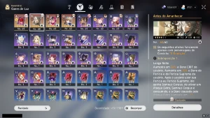 Conta RANK 50 ~ Jing + biss, Welt + Bis, Gepard + Bis e outr - Genshin Impact