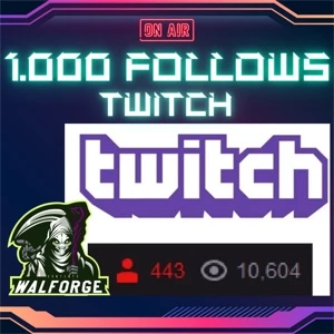 1.000 SEGUIDORES NA TWITCH - ENTREGA EM ATÉ 4 HRS - Redes Sociais