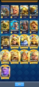 Conta clash Royale com cartas no nível máximo