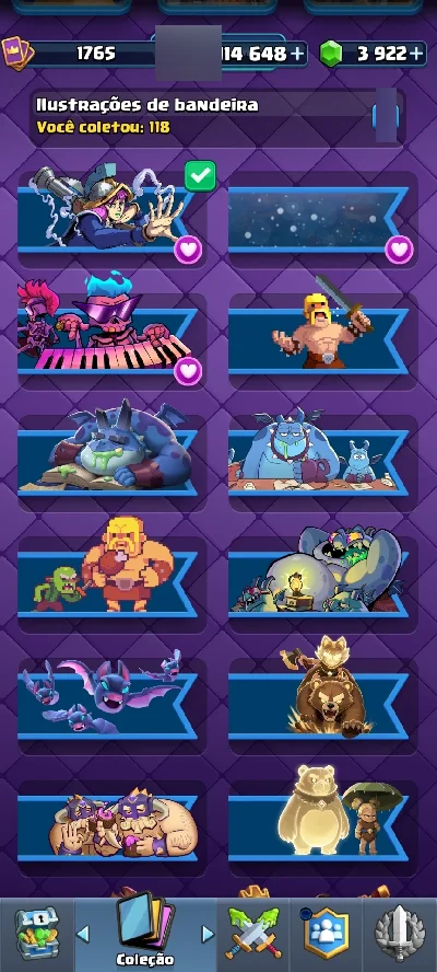 Conta clash Royale com cartas no nível máximo
