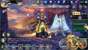 Conta do saint seiya awakening lv40 16 cavaleiro classe S SSA