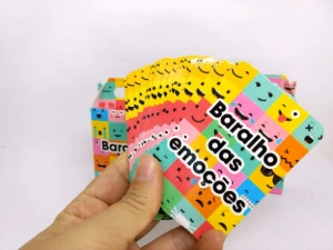 Baralho das Emoções com 18 Cartas e Caixinha - Artesanato e Personalizados
