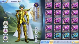 Conta SSA Global - Lvl 50 - Manigold Total Full - Saint Seiya Awakening