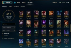Conta Full Champions + R$2470 Investidos (133 Skins) - League of Legends LOL