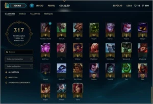 Conta Full Champions + R$2470 Investidos (133 Skins) - League of Legends LOL