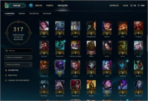 Conta Full Champions + R$2470 Investidos (133 Skins) - League of Legends LOL