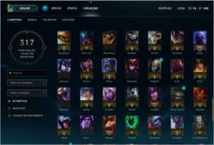 Conta Full Champions + R$2470 Investidos (133 Skins) - League of Legends LOL