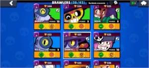 CONTA SEMI-FULL BRAWL STARS 20K TROFEUS