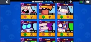 CONTA SEMI-FULL BRAWL STARS 20K TROFEUS