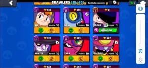 CONTA SEMI-FULL BRAWL STARS 20K TROFEUS