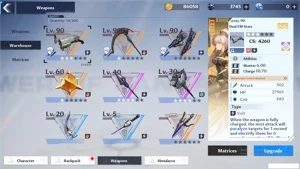 Tower of Fantasy, 20.760 CS, Samir 3★ / King 1★ / Nemesis 0★ - Outros