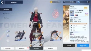 Tower of Fantasy, 20.760 CS, Samir 3★ / King 1★ / Nemesis 0★ - Outros