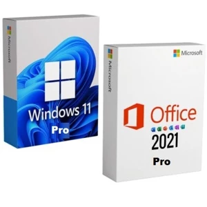 Windows 11 Pro - Office 2021 Pro - Esd + NF_e - Softwares and Licenses