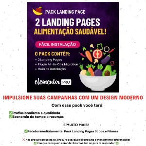 Pack De Paginas - Saude E Fitness - As Mais Atrativas! - Outros