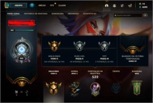 Conta League of legends (lol), gold 2, 241 skins