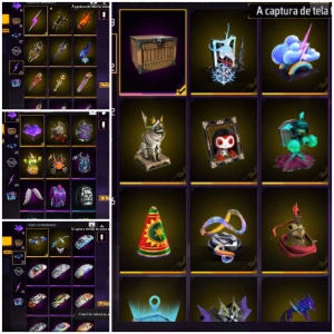 Conta Veterana 7 Anos | Angelical Azul (Masc/Fem) + Naruto - Free Fire