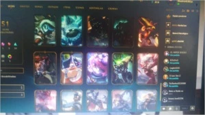 Conta league of legends ouro 1 LOL