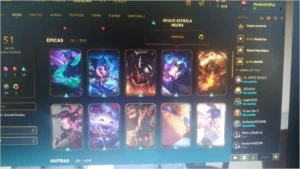 Conta league of legends ouro 1 LOL
