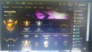 Conta league of legends ouro 1 LOL