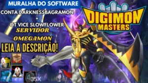 Conta Digimon Masters Com Darknessbagramon + Ot Vice Snow