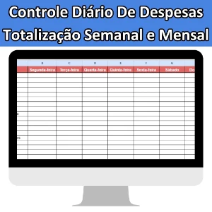 📊 Planilha de Controle Diário, Semanal e Mensal de Despesas - Outros